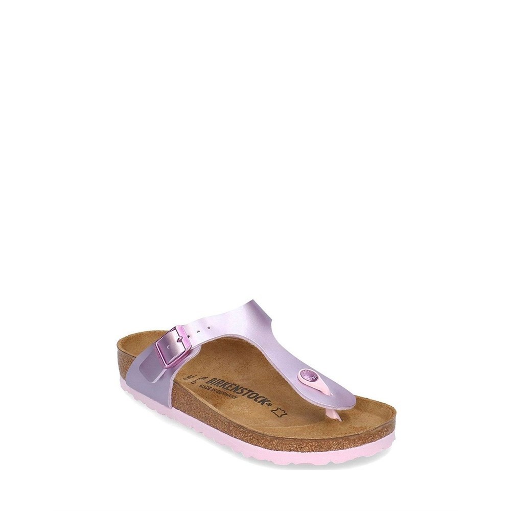 Birkenstock Kadın Terlik 1012527 Electrıc Metallıc Lılac