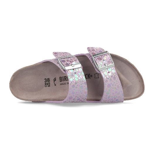 Birkenstock Kadın Terlik 1012914 Metallıc Stones Lılac