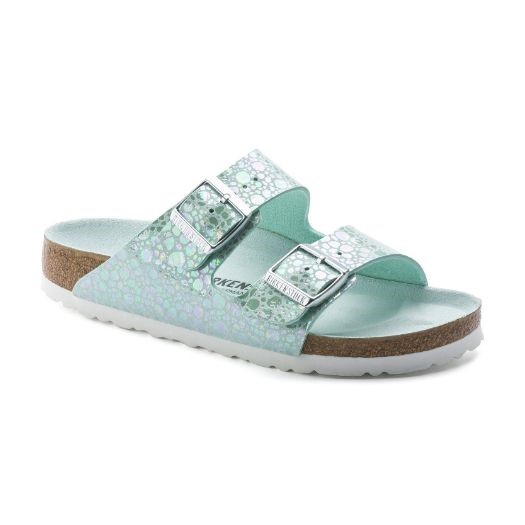 Birkenstock Kadın Terlik 1012916 Metallıc Stones Aqua