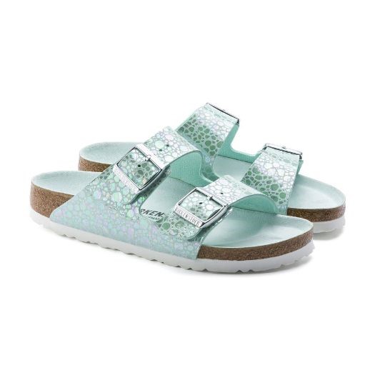 Birkenstock Kadın Terlik 1012916 Metallıc Stones Aqua