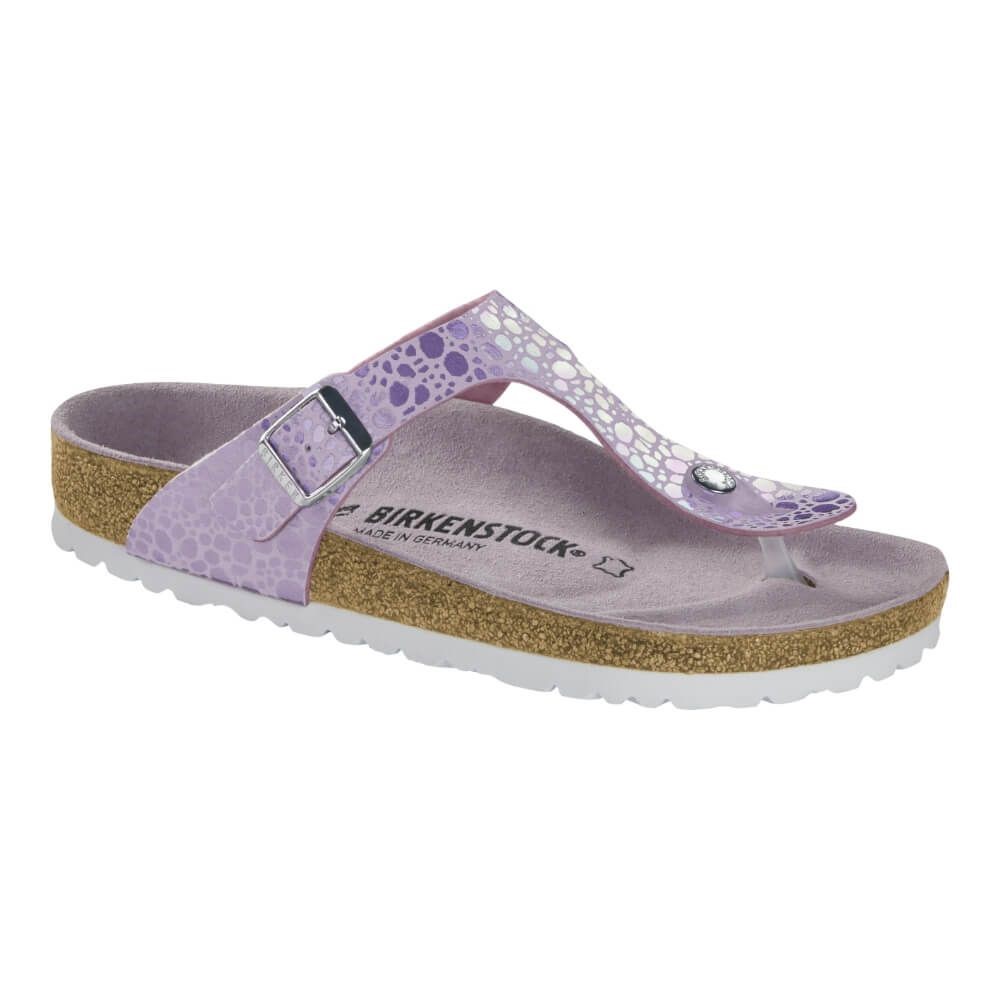 Birkenstock Kadın Terlik 1012921 Metallıc Stones Lılac