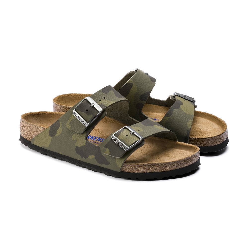 Birkenstock Erkek Terlik 1013014 Desert Soıl Camou Green