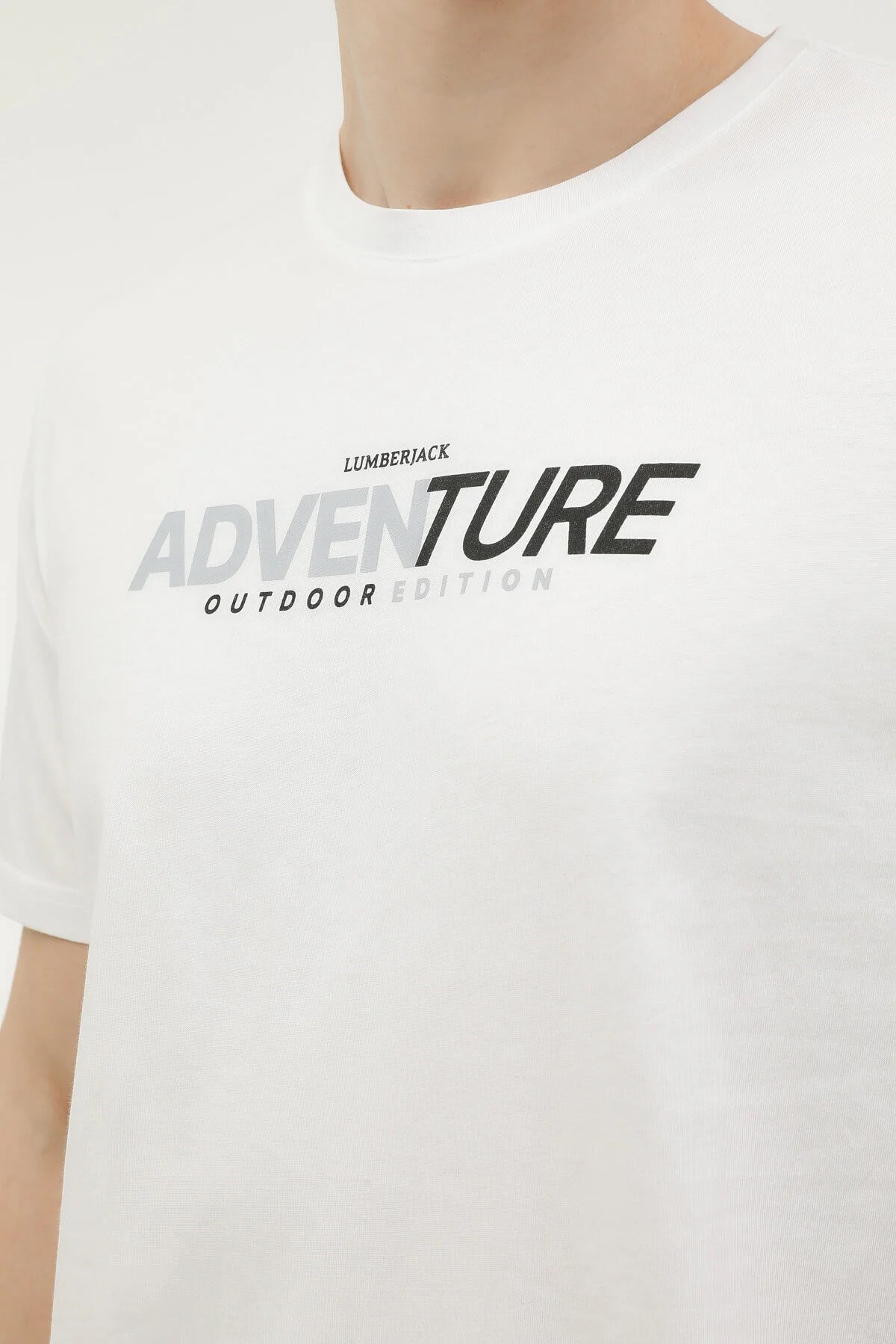 Lumberjack Erkek T-Shirt 101364255 Beyaz