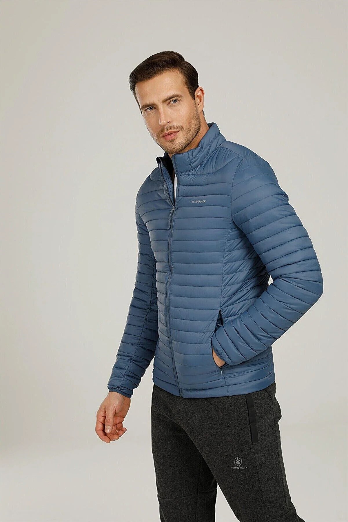 Lumberjack Erkek Mont 101398694 Havacı Mavı