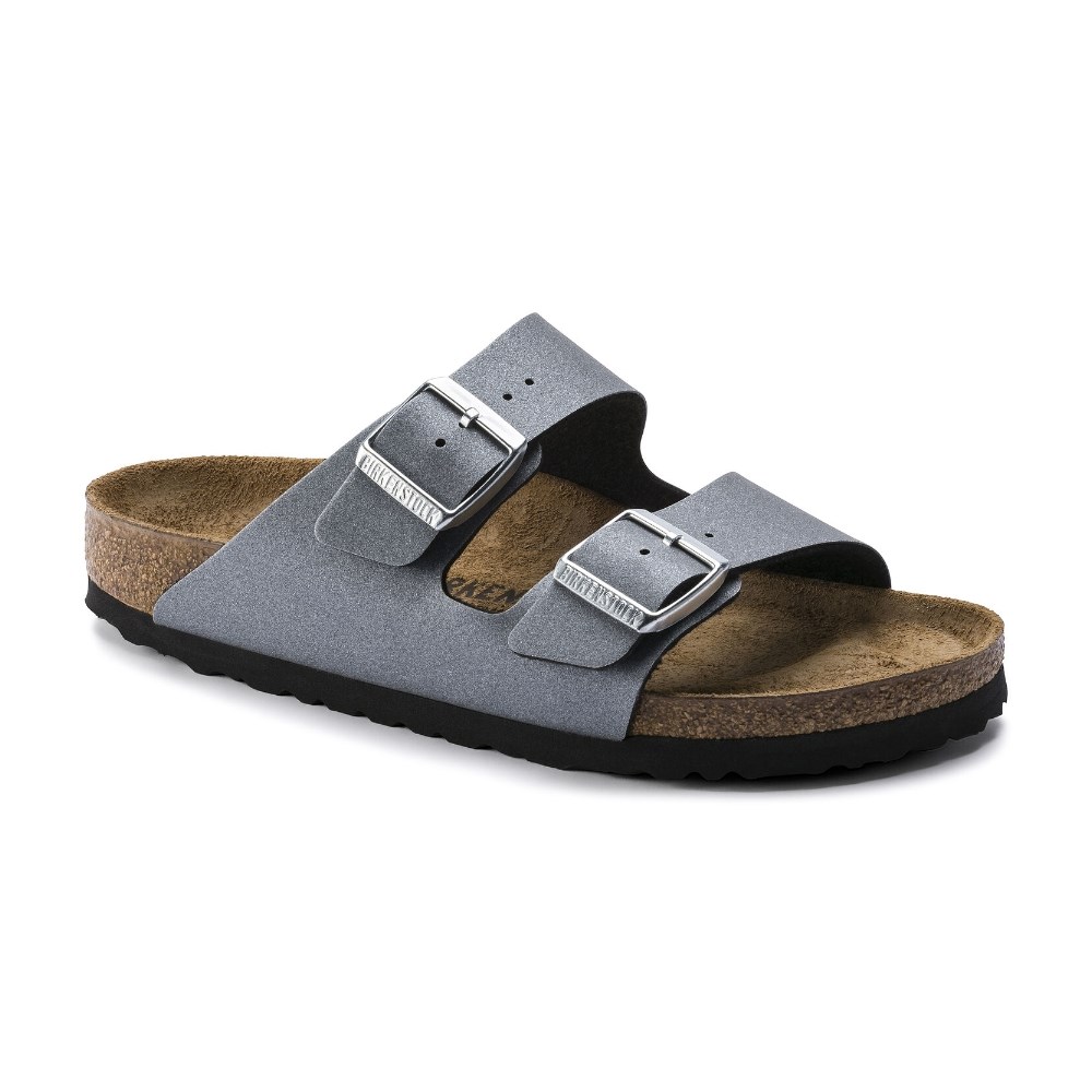 Birkenstock Kadın Terlik 1014285 Icy Metallıc Anthracıte