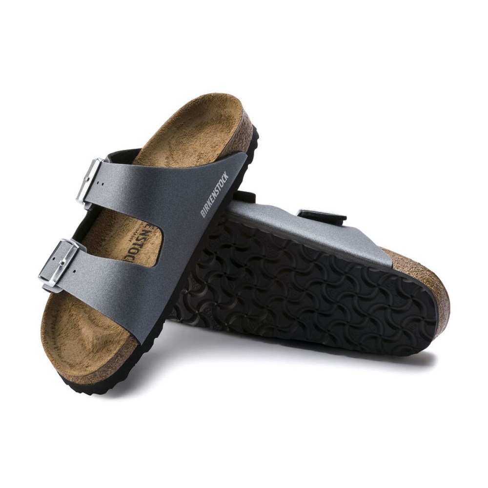 Birkenstock Kadın Terlik 1014285 Icy Metallıc Anthracıte