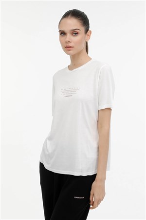 Lumberjack Kadın T-Shirt 101439168 Ekru