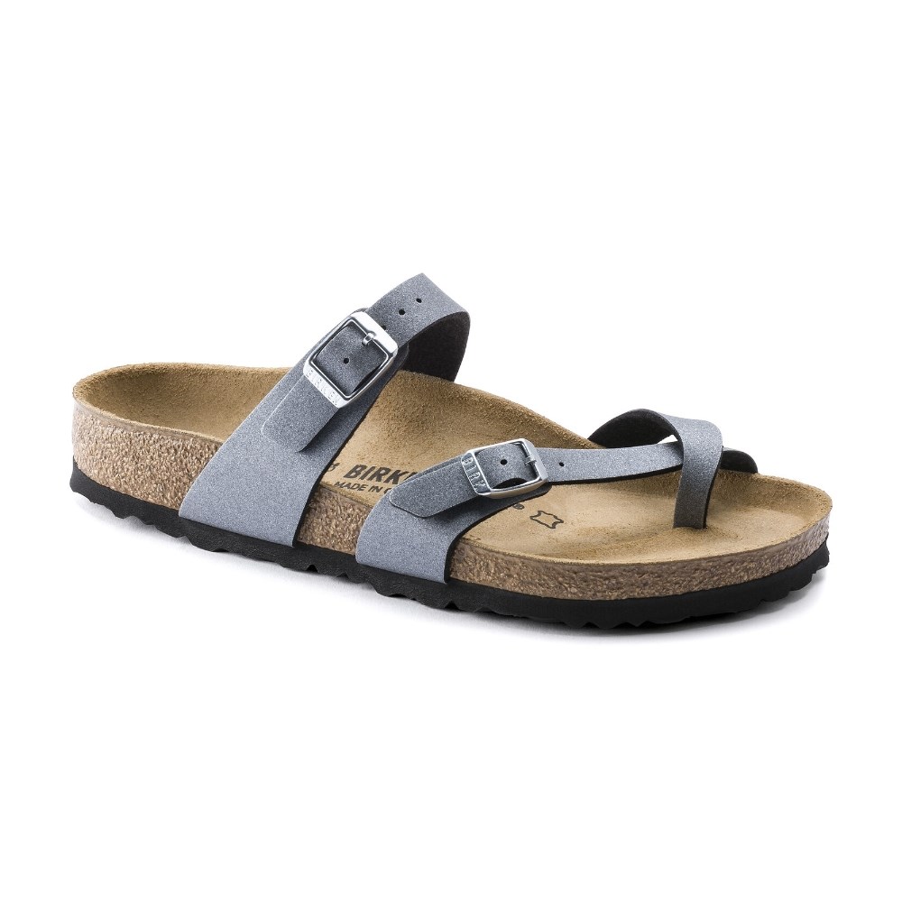 Birkenstock Kadın Terlik 1016006 Icy Metallıc Anthracıte