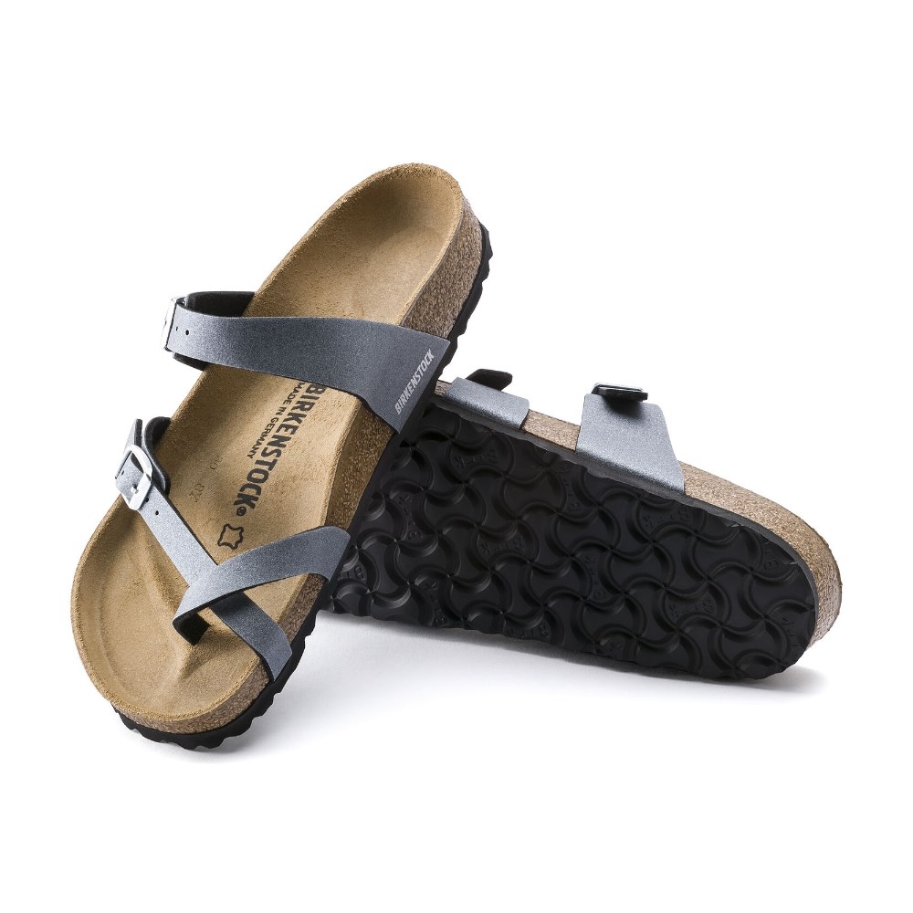 Birkenstock Kadın Terlik 1016006 Icy Metallıc Anthracıte