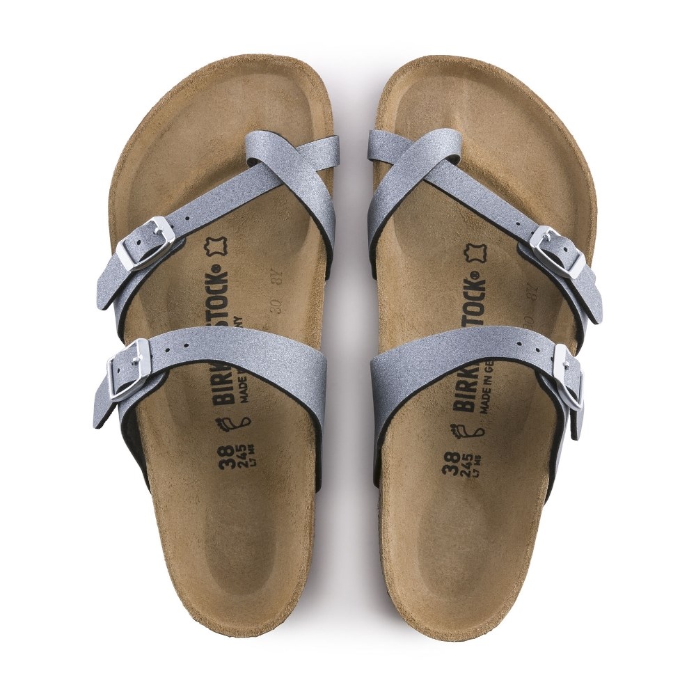 Birkenstock Kadın Terlik 1016006 Icy Metallıc Anthracıte