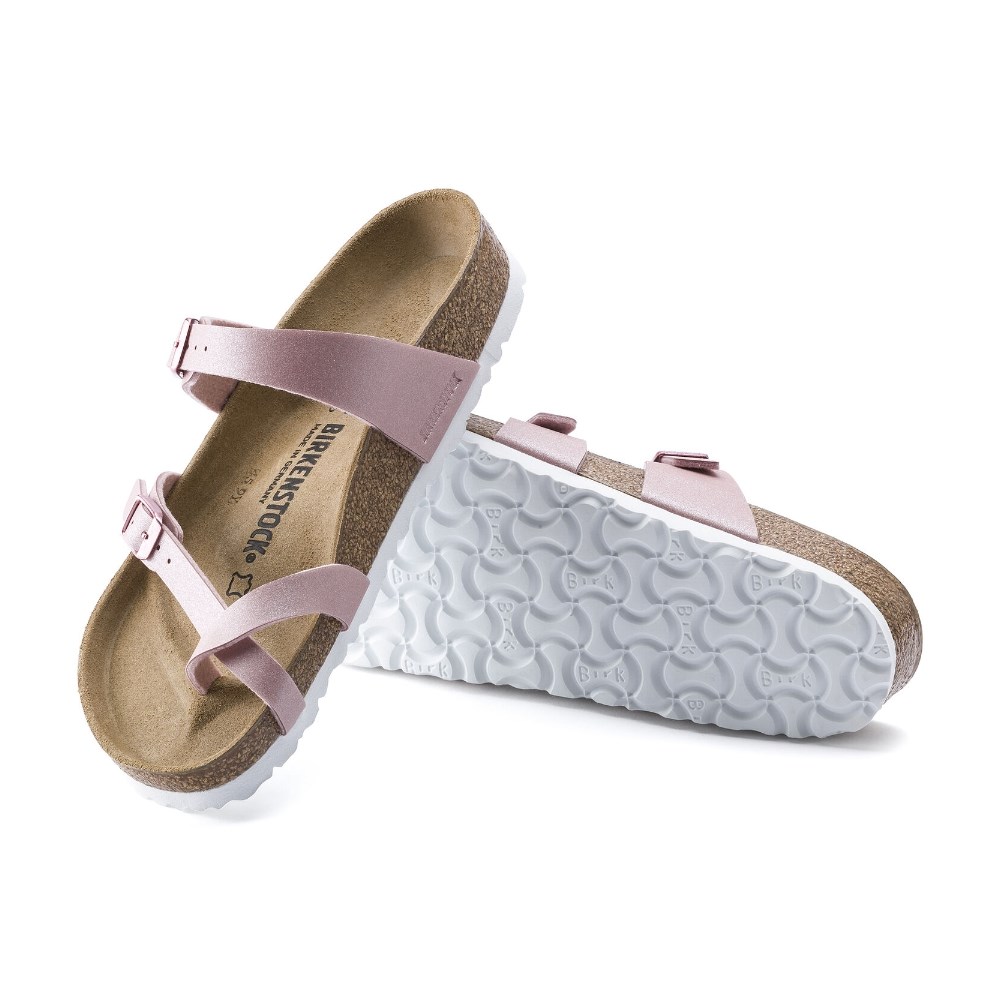 Birkenstock Kadın Terlik 1016008 Icy Metallıc Old Rose