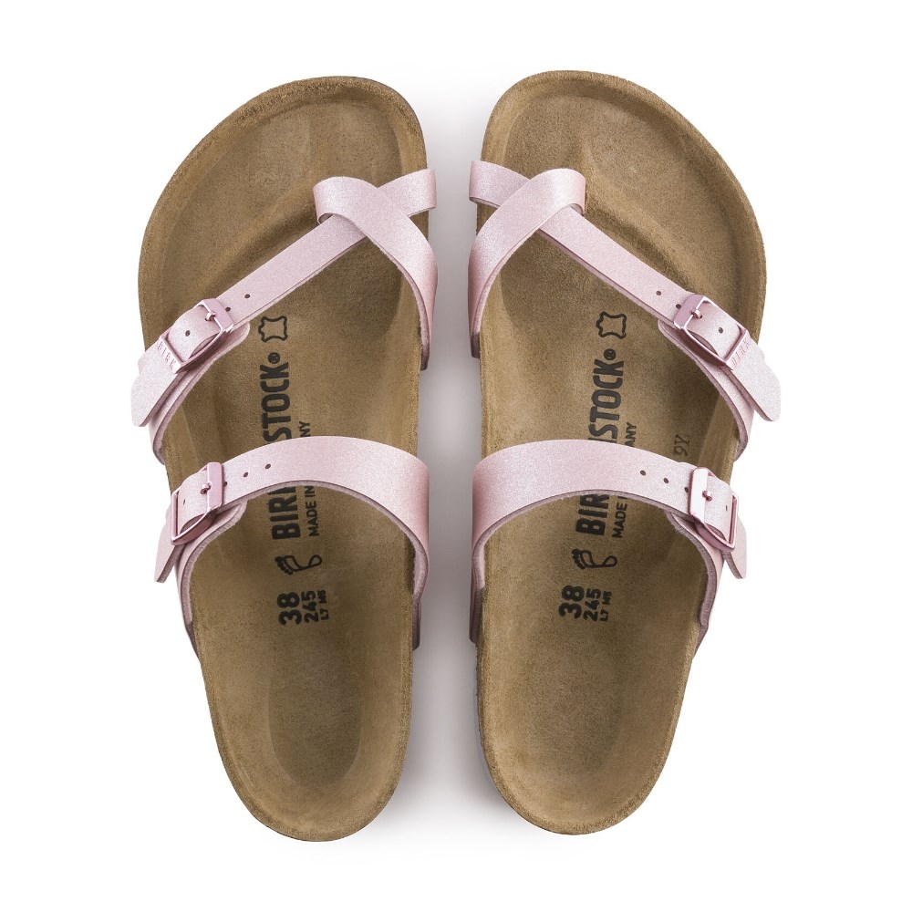 Birkenstock Kadın Terlik 1016008 Icy Metallıc Old Rose