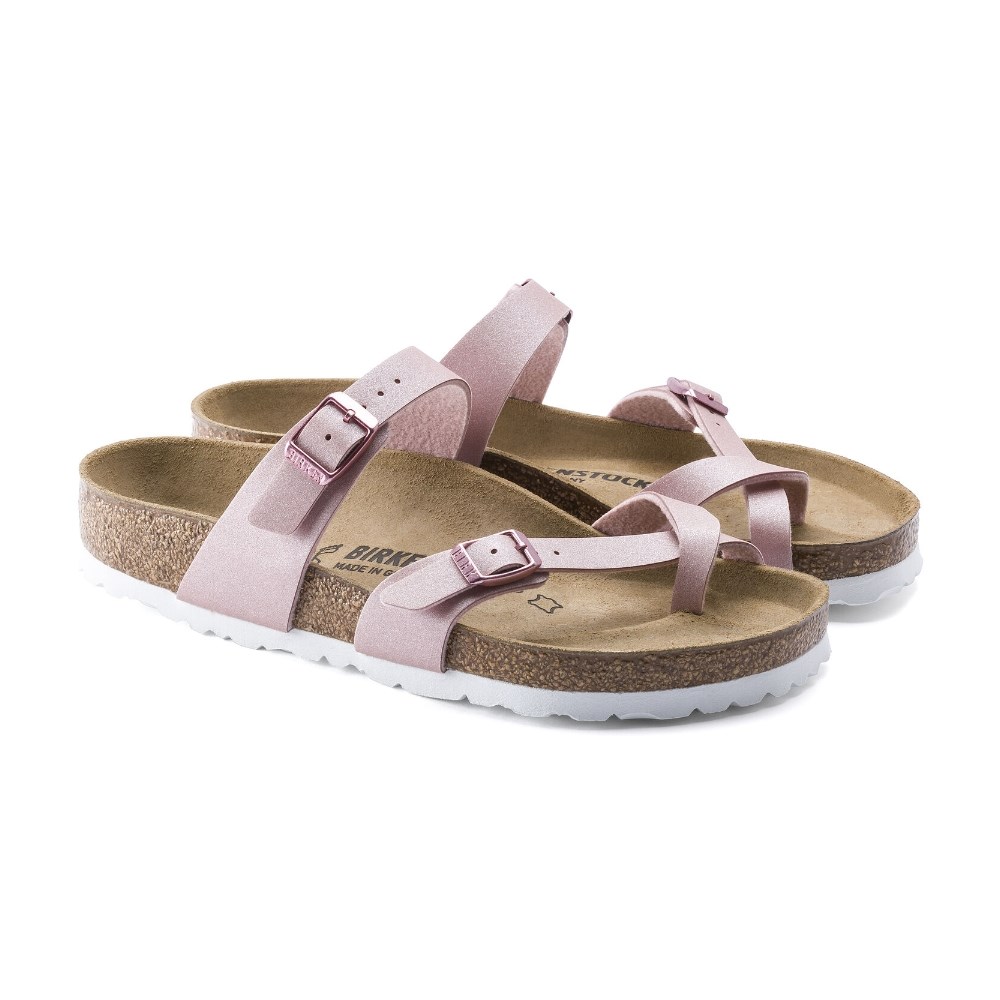Birkenstock Kadın Terlik 1016008 Icy Metallıc Old Rose