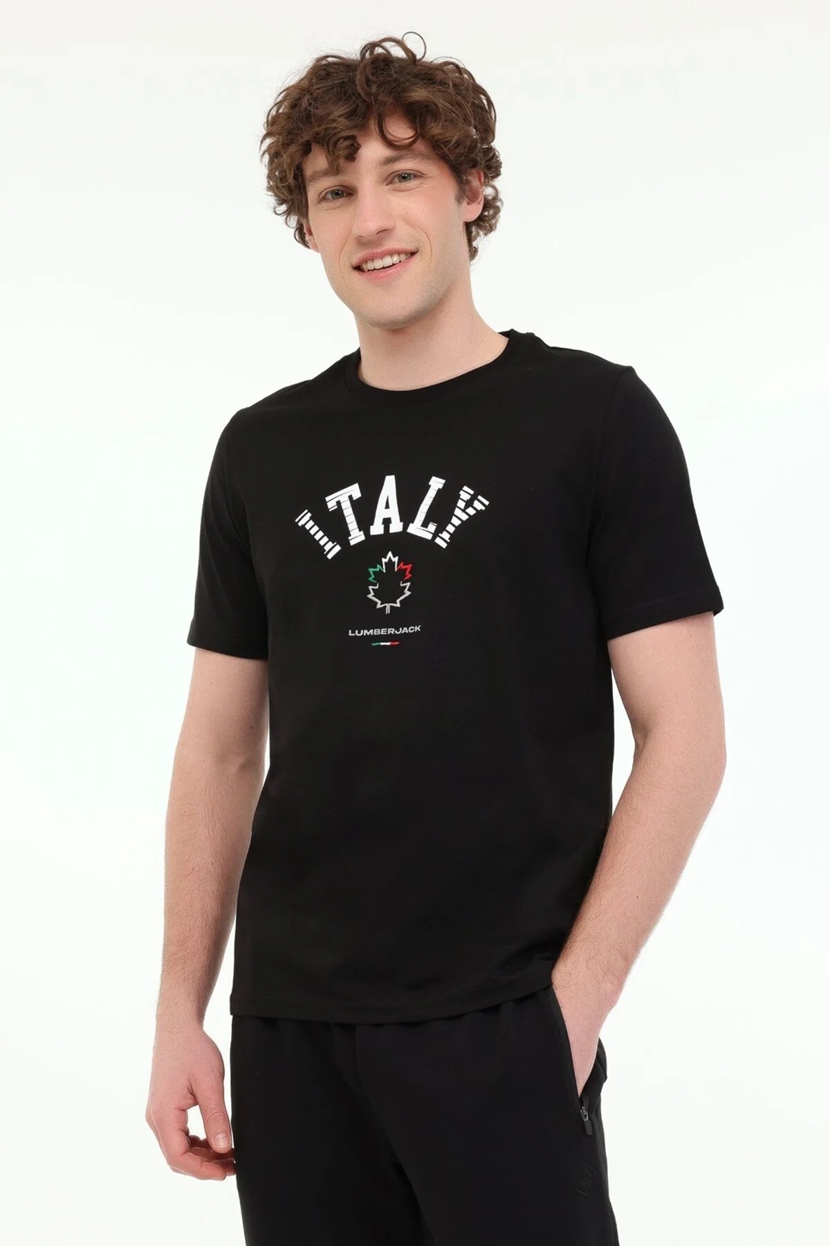 Lumberjack Erkek T-Shirt 101940308 Sıyah