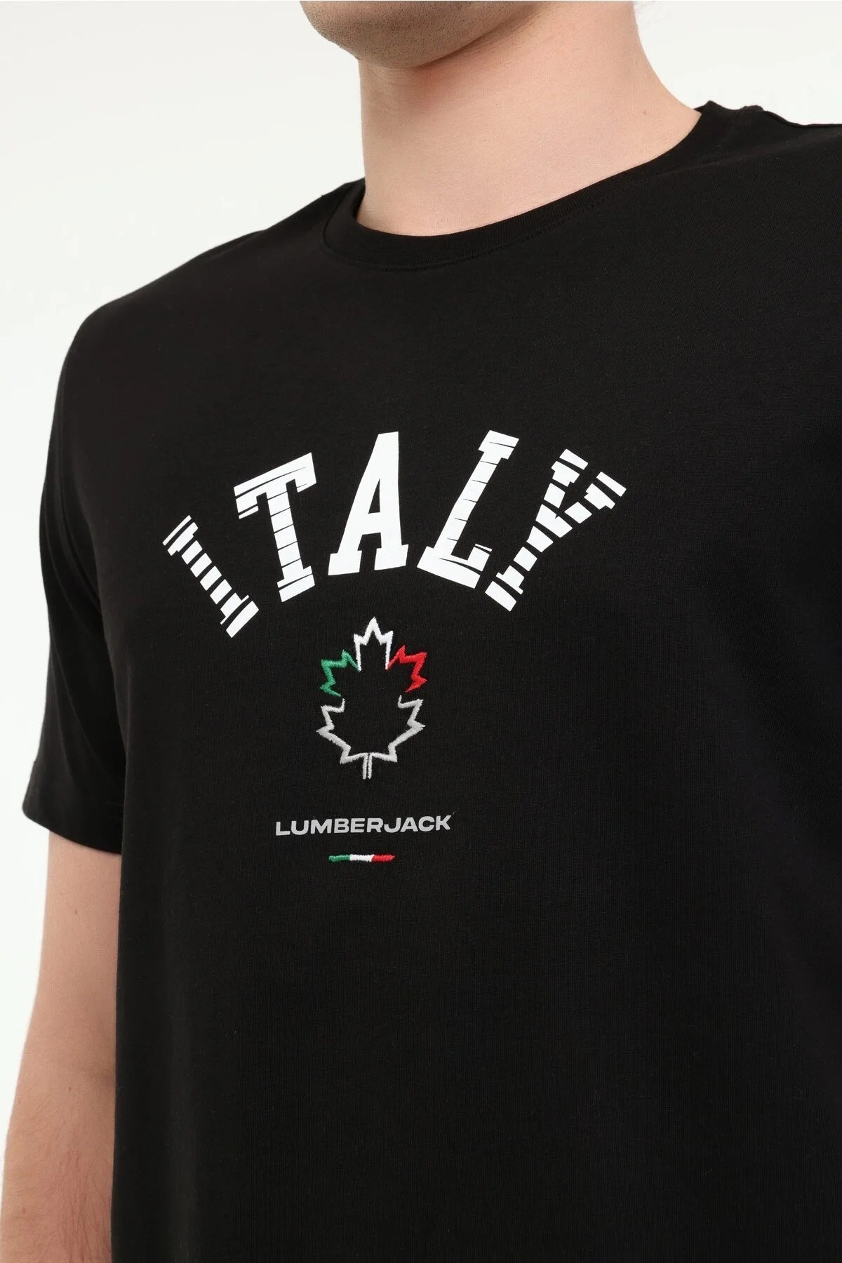Lumberjack Erkek T-Shirt 101940308 Sıyah