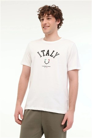 Lumberjack Erkek T-Shirt 101940309 Beyaz