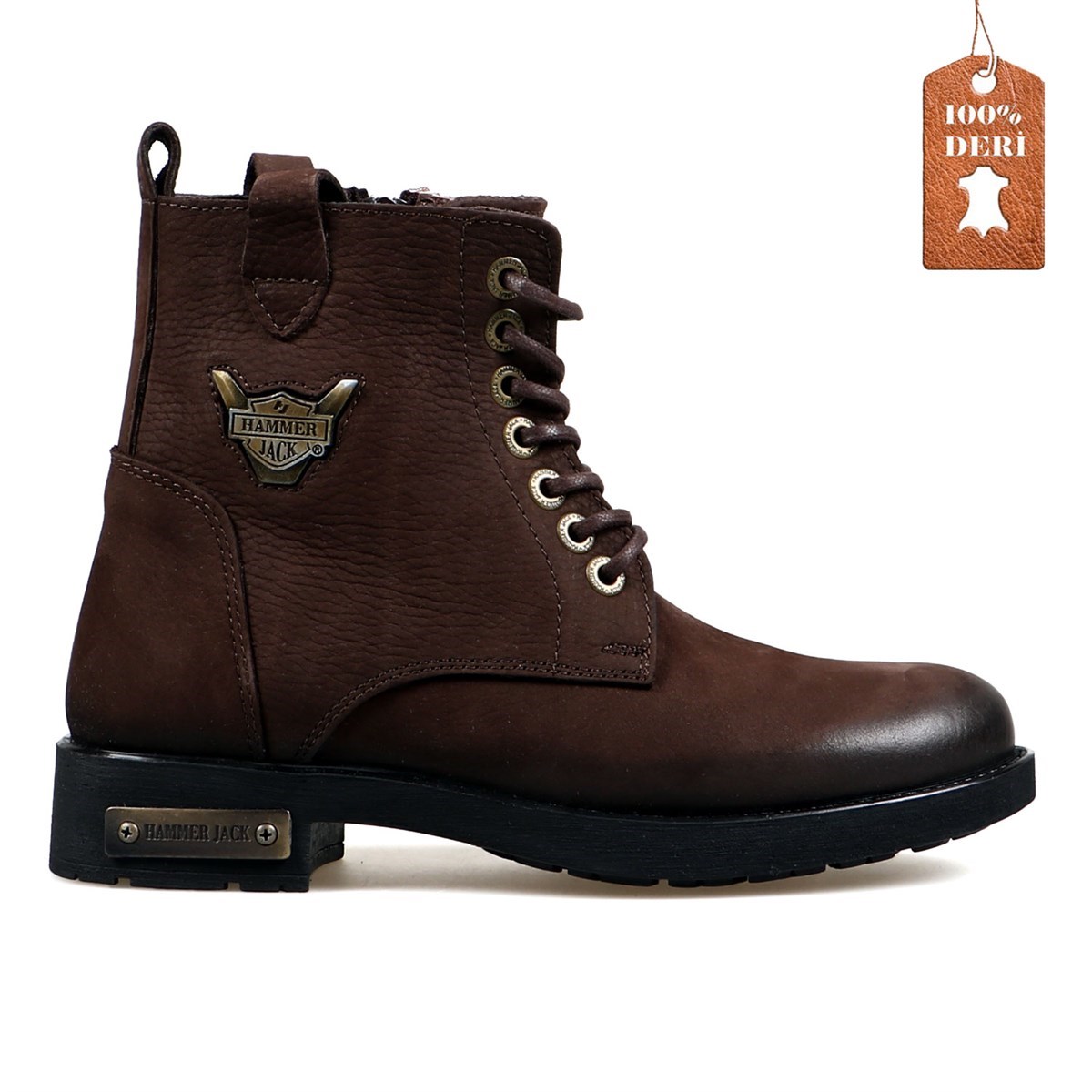 Hammer Jack Bot 102 15200-G Kahve Yıkama Nubuk