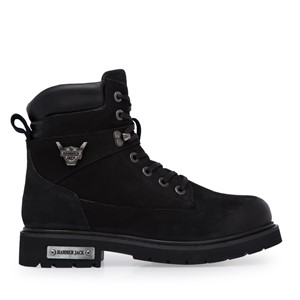 Hammer Jack Erkek Bot 102 18501-M Sıyah Yıkama Nubuk