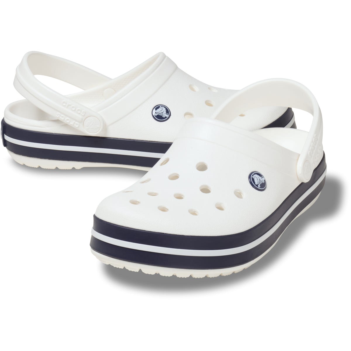 Crocs Unisex Sandalet 11016 White/White/Navy