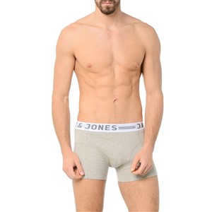 Jack Jones Erkek Boxer 12075392 Light Grey Melange