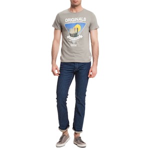 Jack Jones Erkek T-Shirt 12085768 Navy Blue