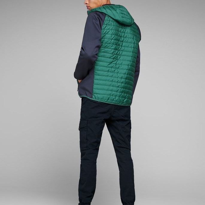 Jack Jones Erkek Ceket 12110590 Evergreen