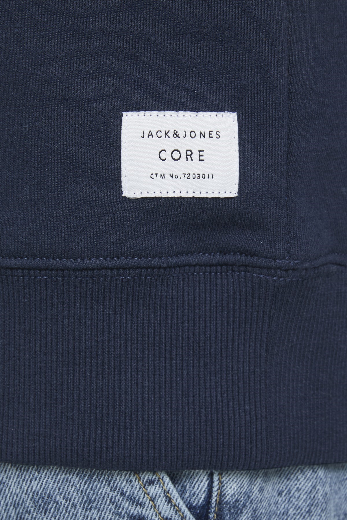 Jack Jones Erkek S-Shirt 12116490 Navy Blazer