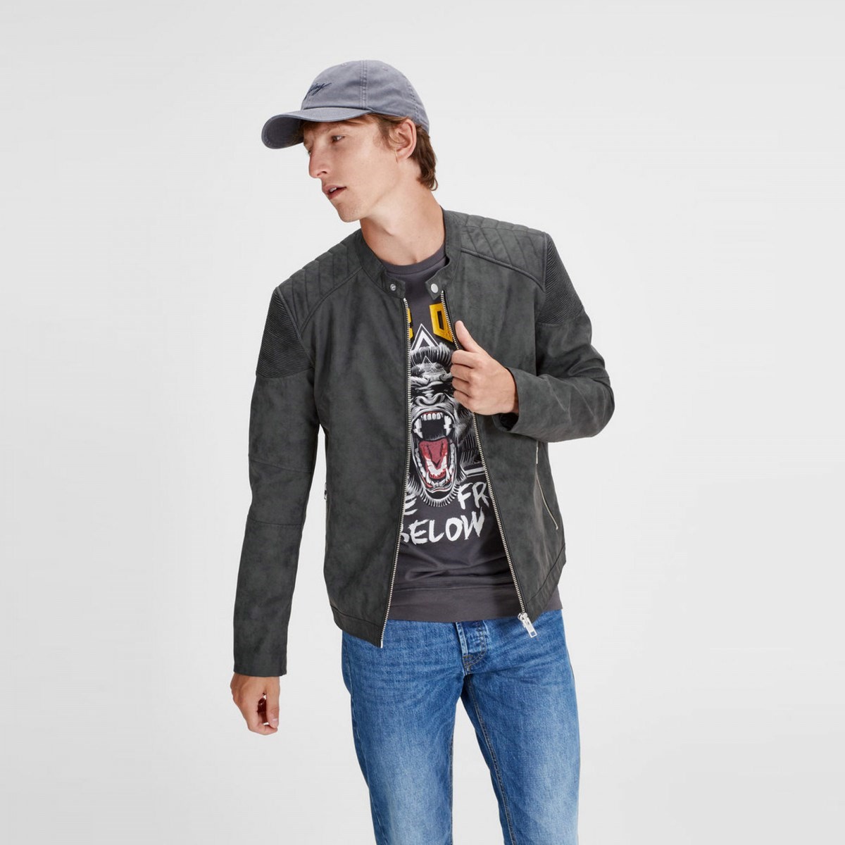 Jack Jones Erkek Ceket 12125768 Sıyah