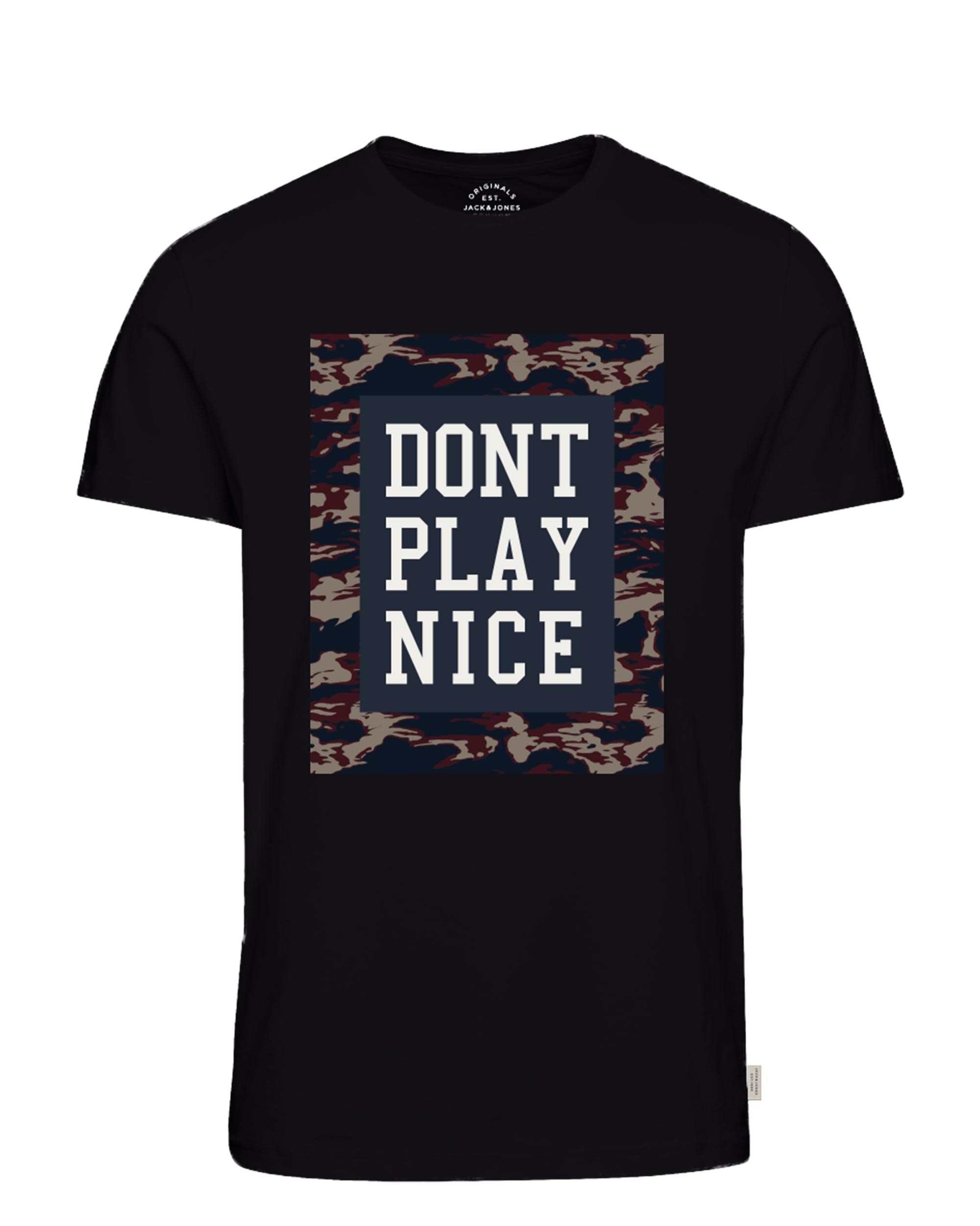 Jack Jones Erkek T-Shirt 12133840 Tap Shoe