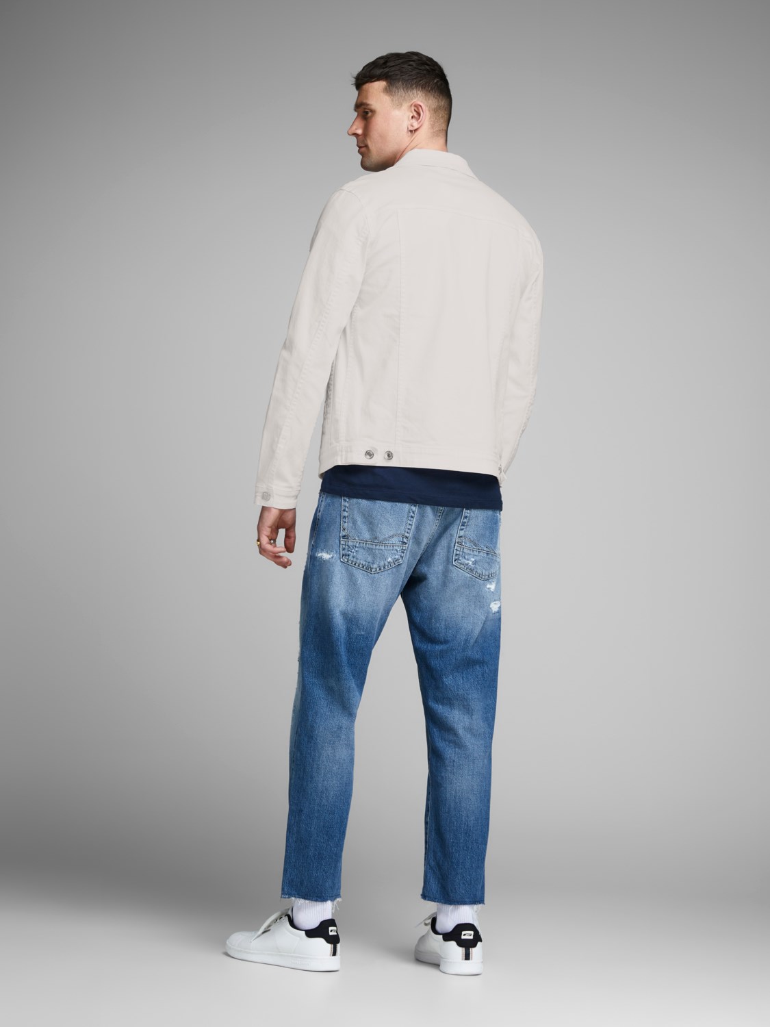 Jack Jones Erkek Ceket 12136319 Blanc De Blanc