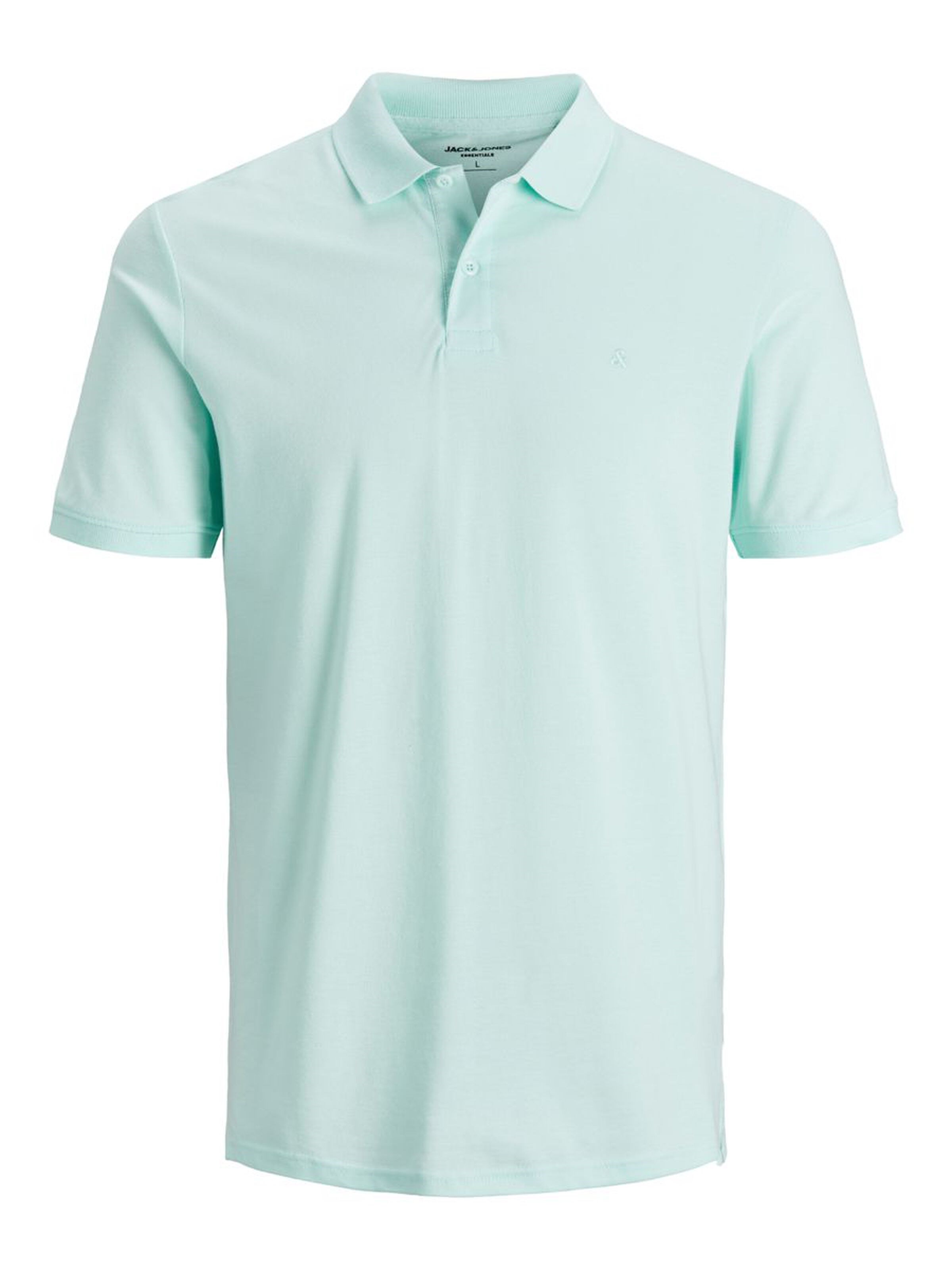 Jack Jones Erkek T-Shirt 12136516 Bleached Aqua
