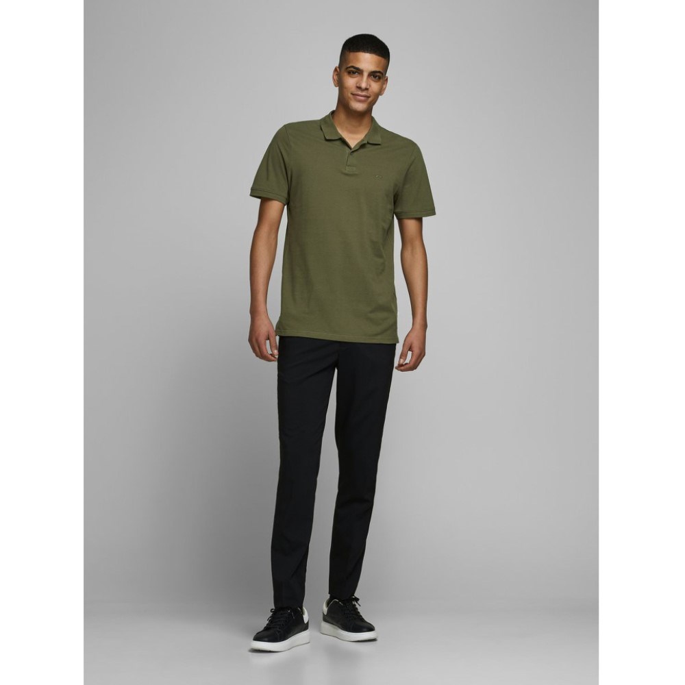 Jack Jones Erkek T-Shirt 12136516 Olive Night