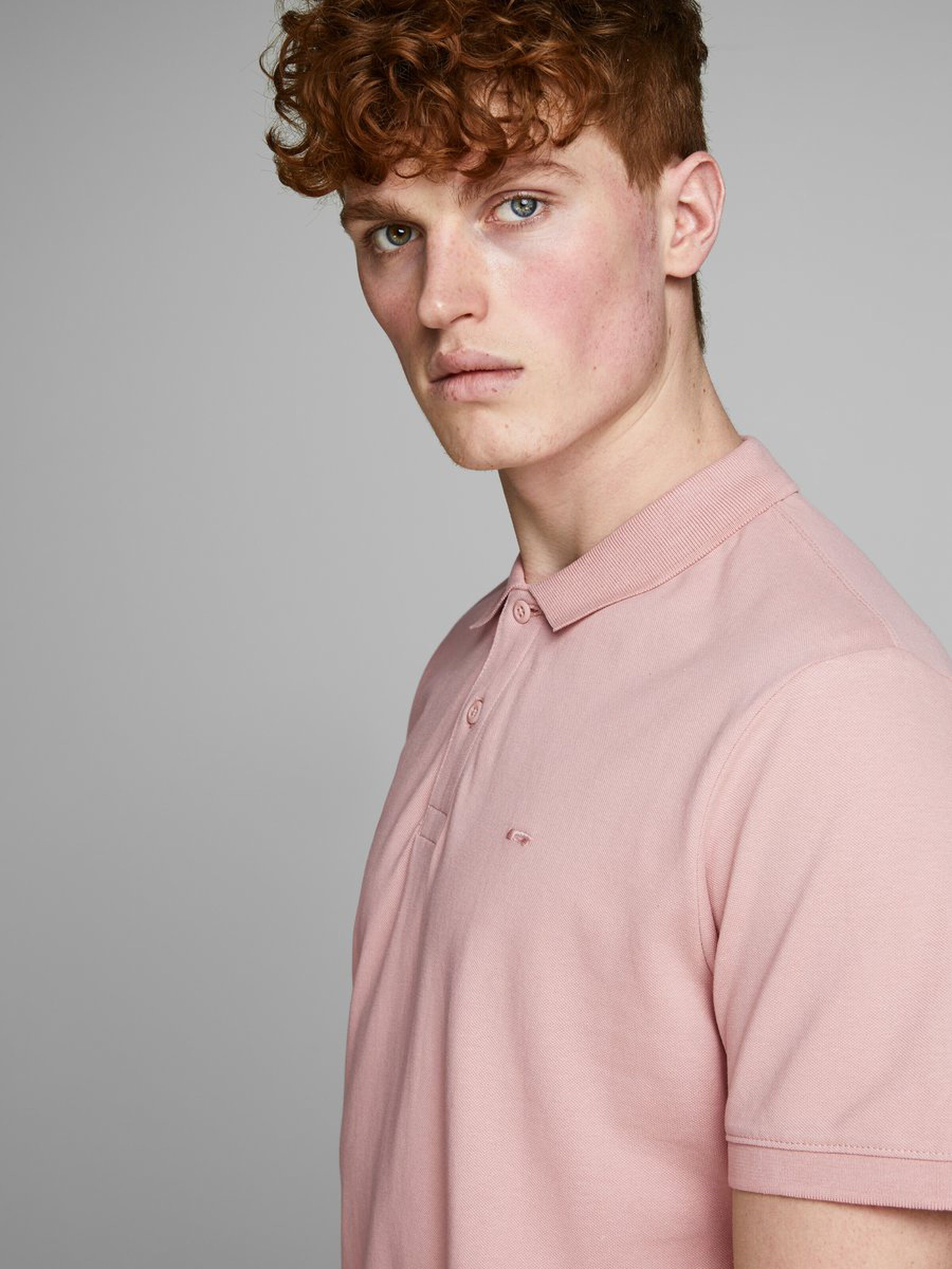 Jack Jones Erkek T-Shirt 12136516 Misty Rose