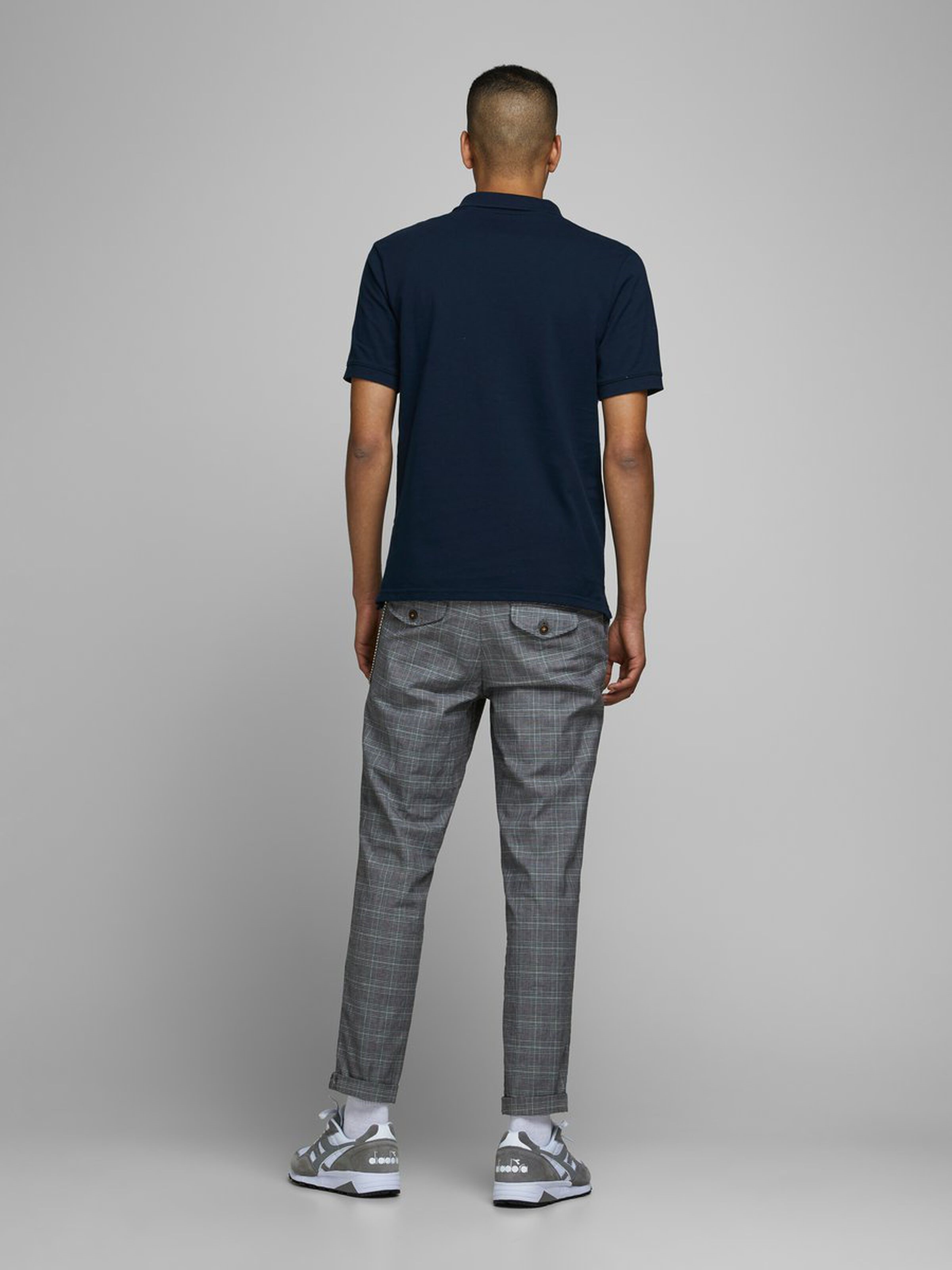 Jack Jones Erkek T-Shirt 12136516 Navy Blazer