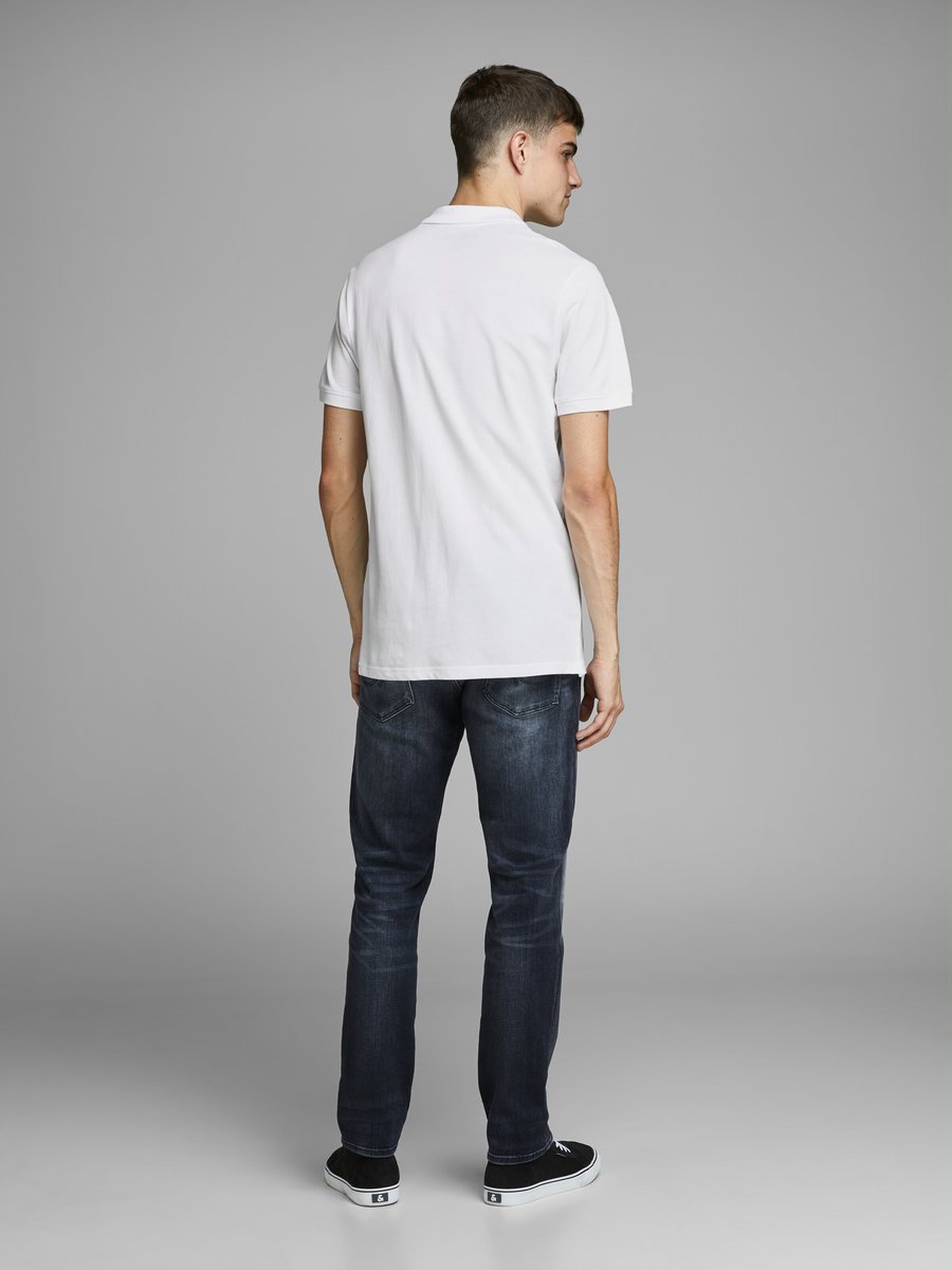 Jack Jones Erkek T-Shirt 12136516 White