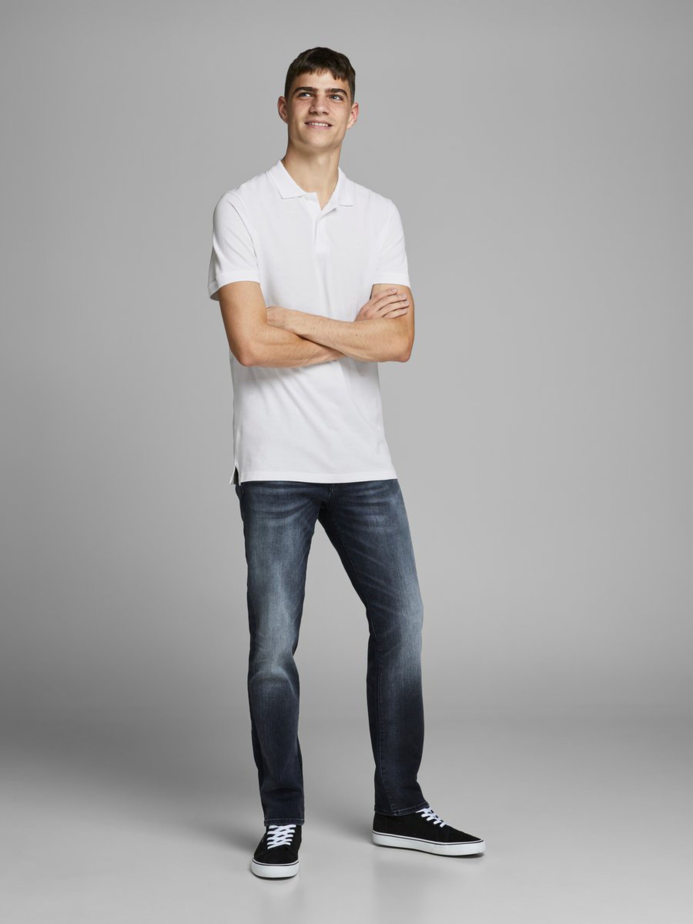Jack Jones Erkek T-Shirt 12136516 White