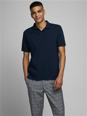 Jack Jones Erkek T-Shirt 12136516 Navy Blazer