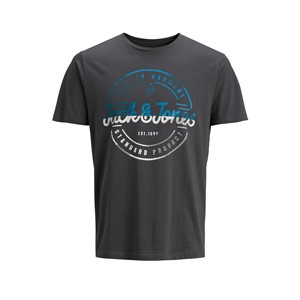 Jack Jones Erkek T-Shirt 12136589 Asphalt