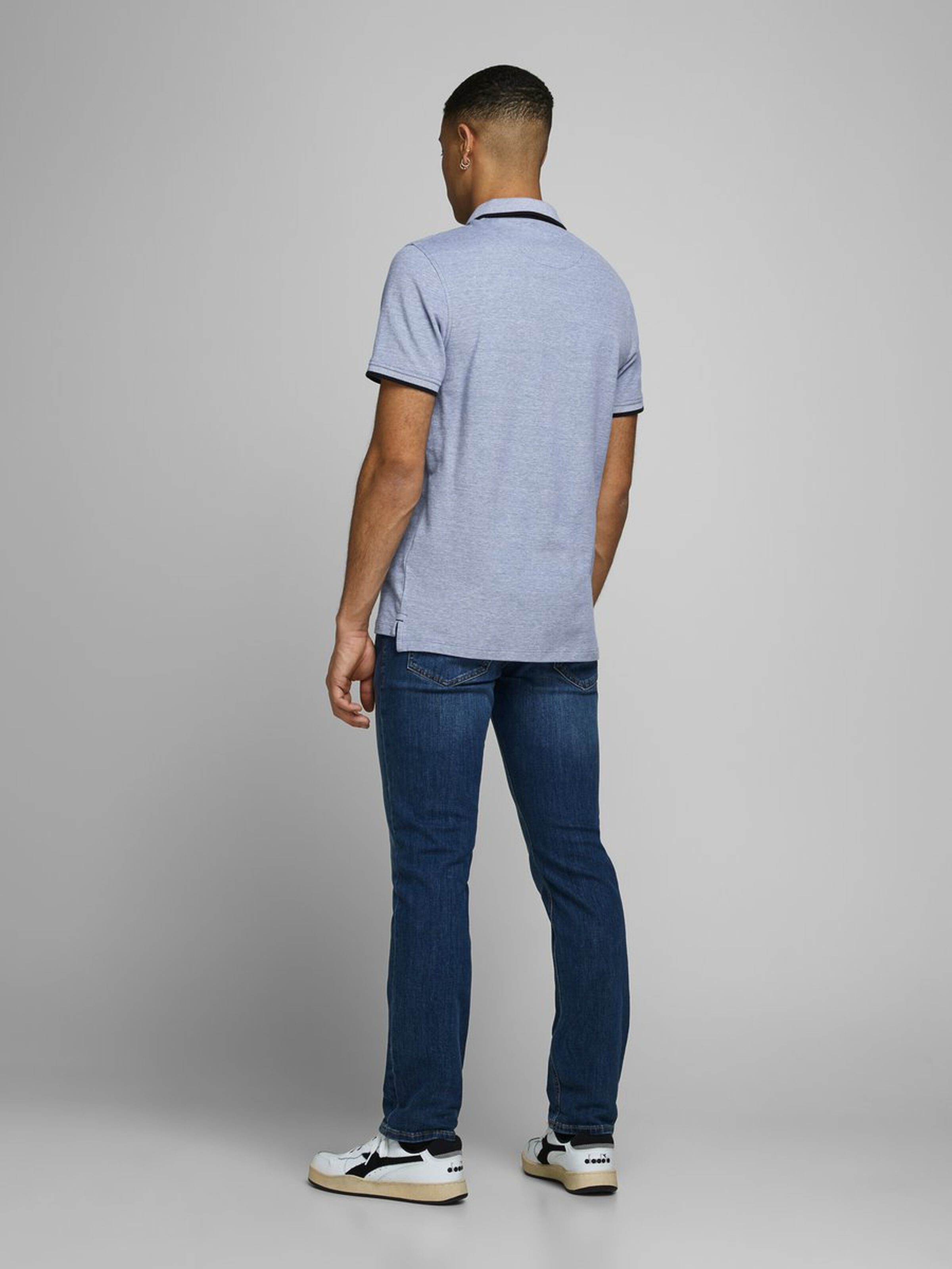 Jack Jones Erkek T-Shirt 12136668 Bright Cobalt