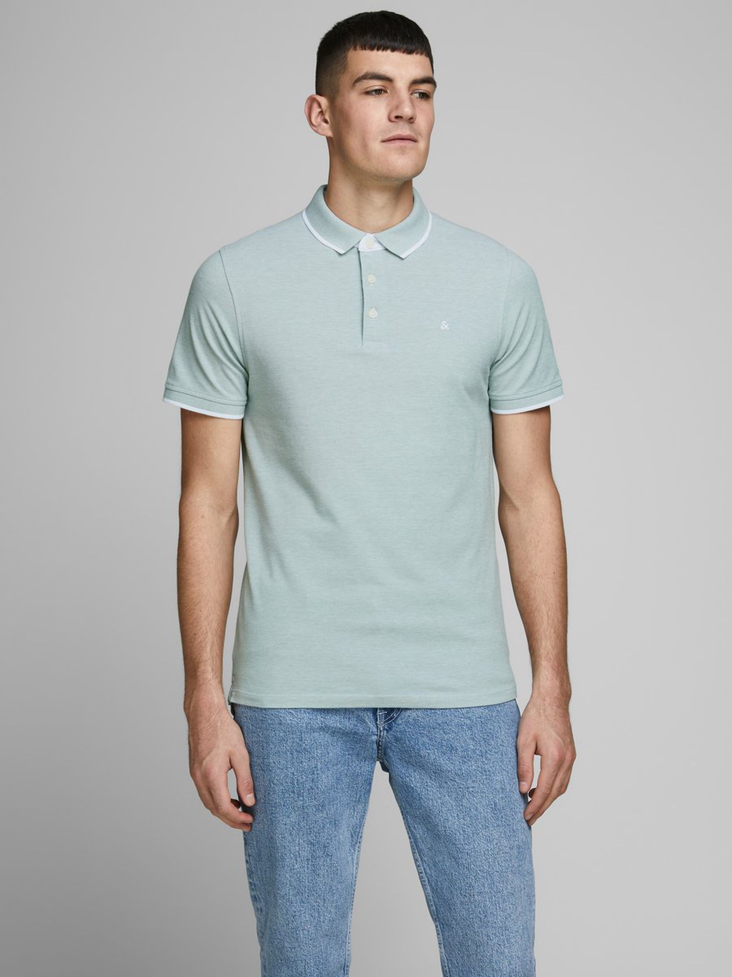 Jack Jones Erkek T-Shirt 12136668 Lily Pad