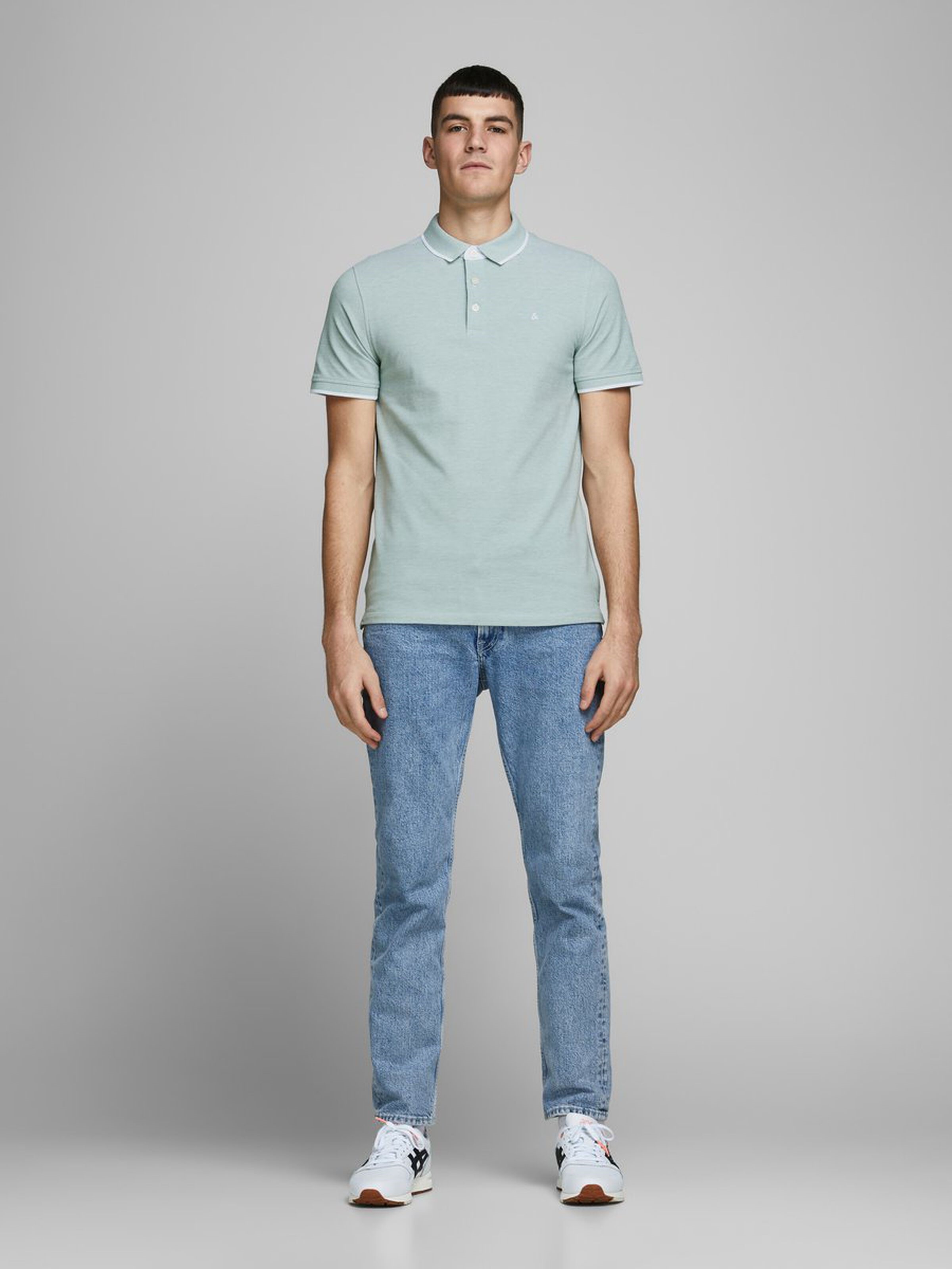 Jack Jones Erkek T-Shirt 12136668 Lily Pad