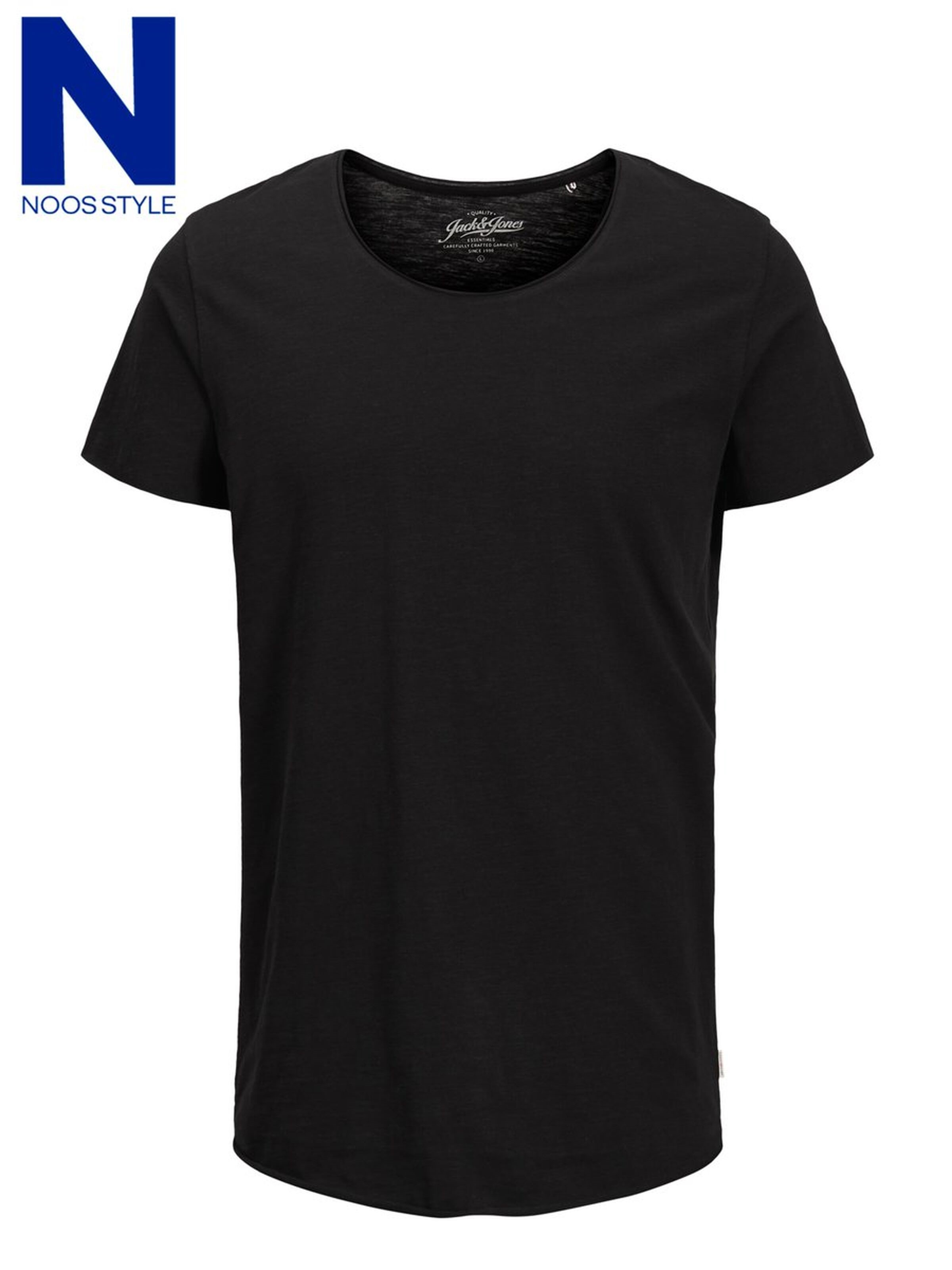 Jack Jones Erkek T-Shirt 12136679 Black
