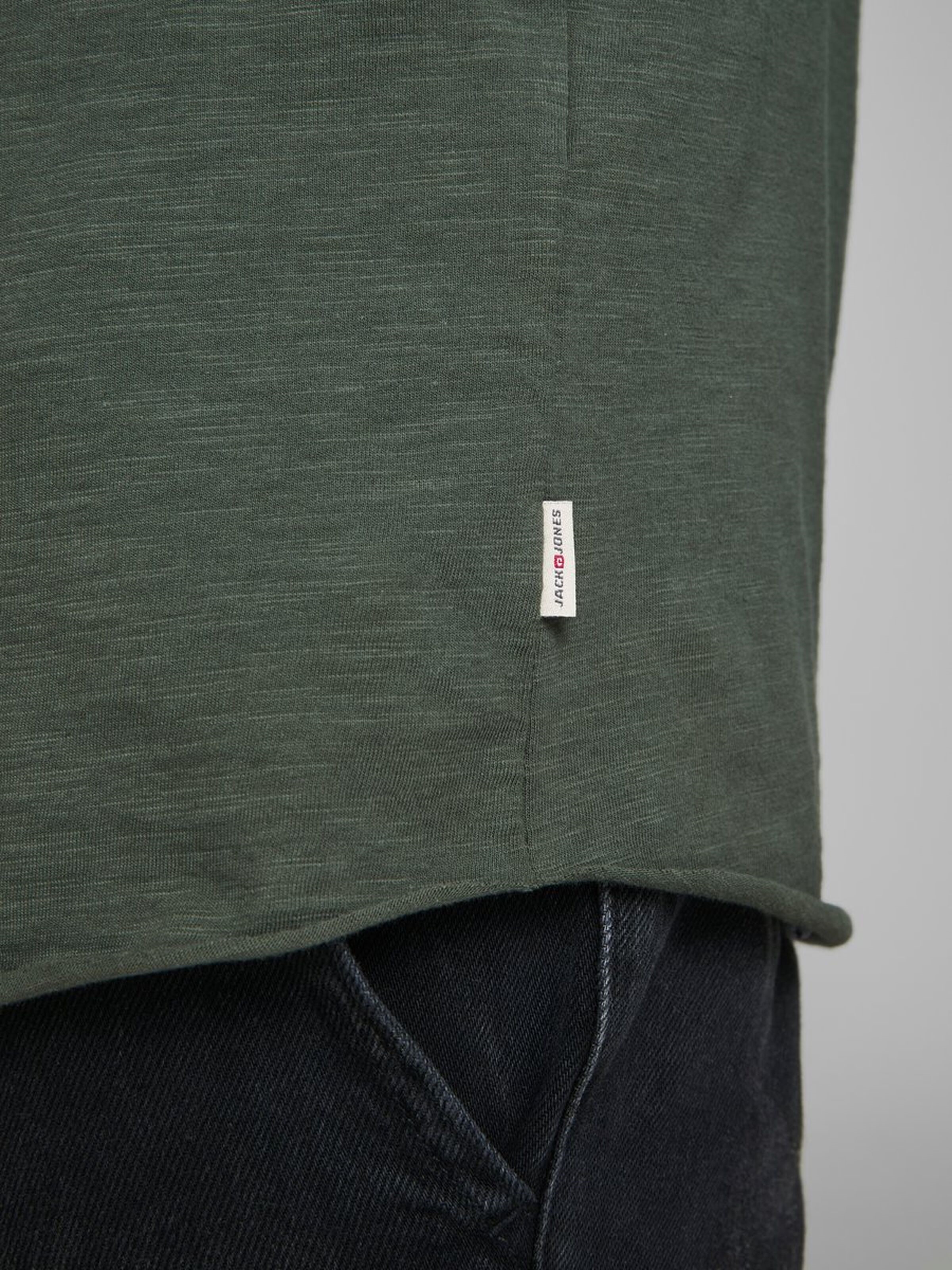 Jack Jones Erkek T-Shirt 12136679 Thyme