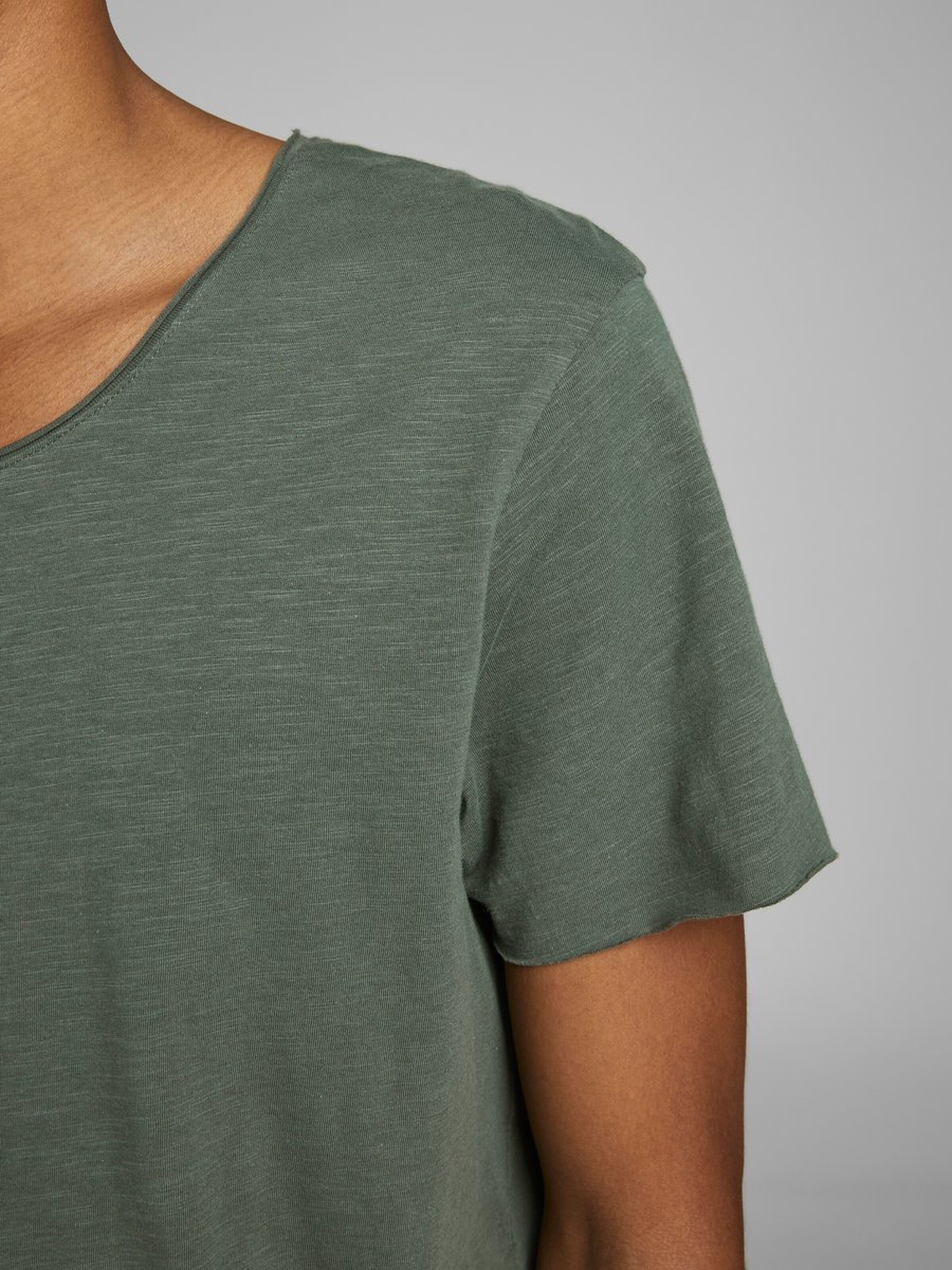 Jack Jones Erkek T-Shirt 12136679 Thyme