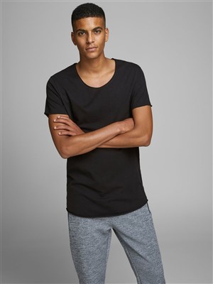 Jack Jones Erkek T-Shirt 12136679 Black