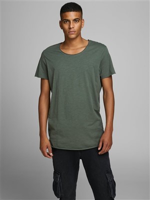 Jack Jones Erkek T-Shirt 12136679 Thyme