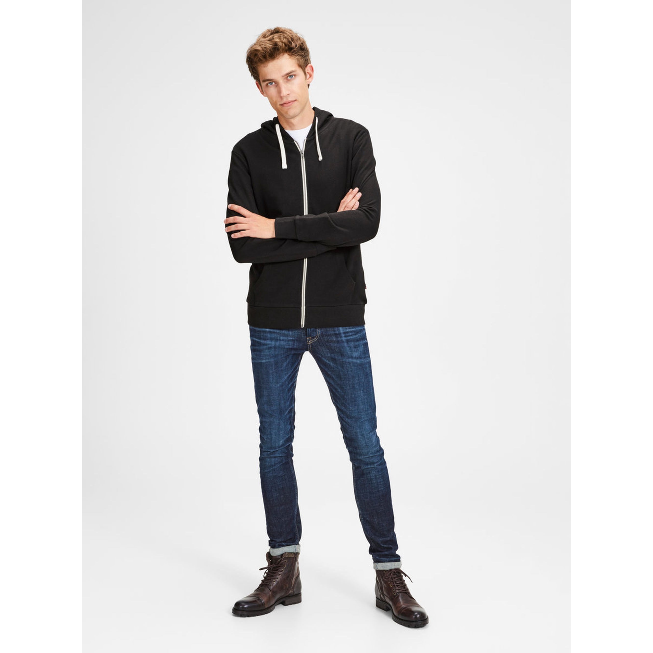 Jack Jones Erkek S-Shirt 12136884 Black