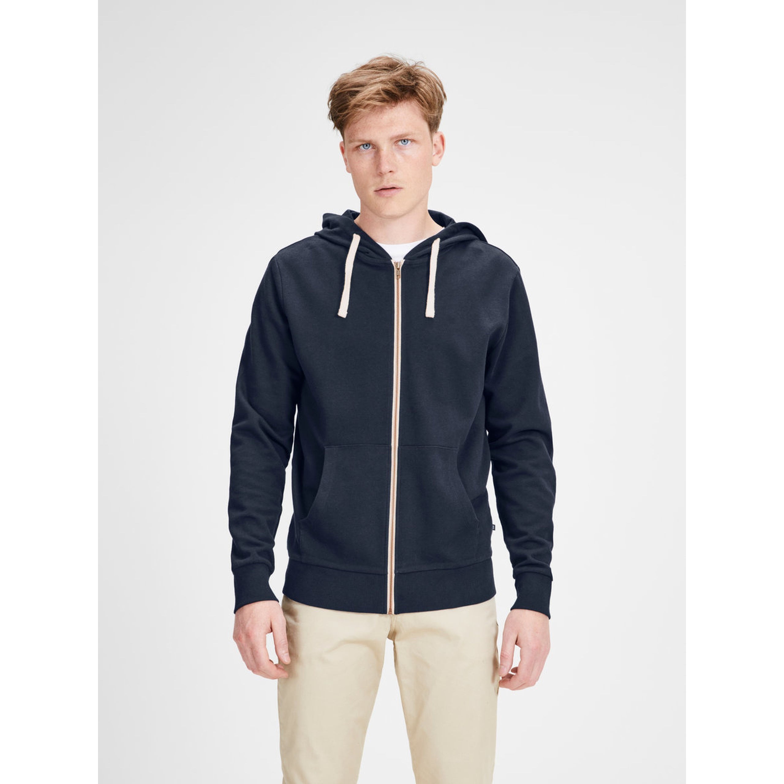 Jack Jones Erkek S-Shirt 12136884 Navy Blazer