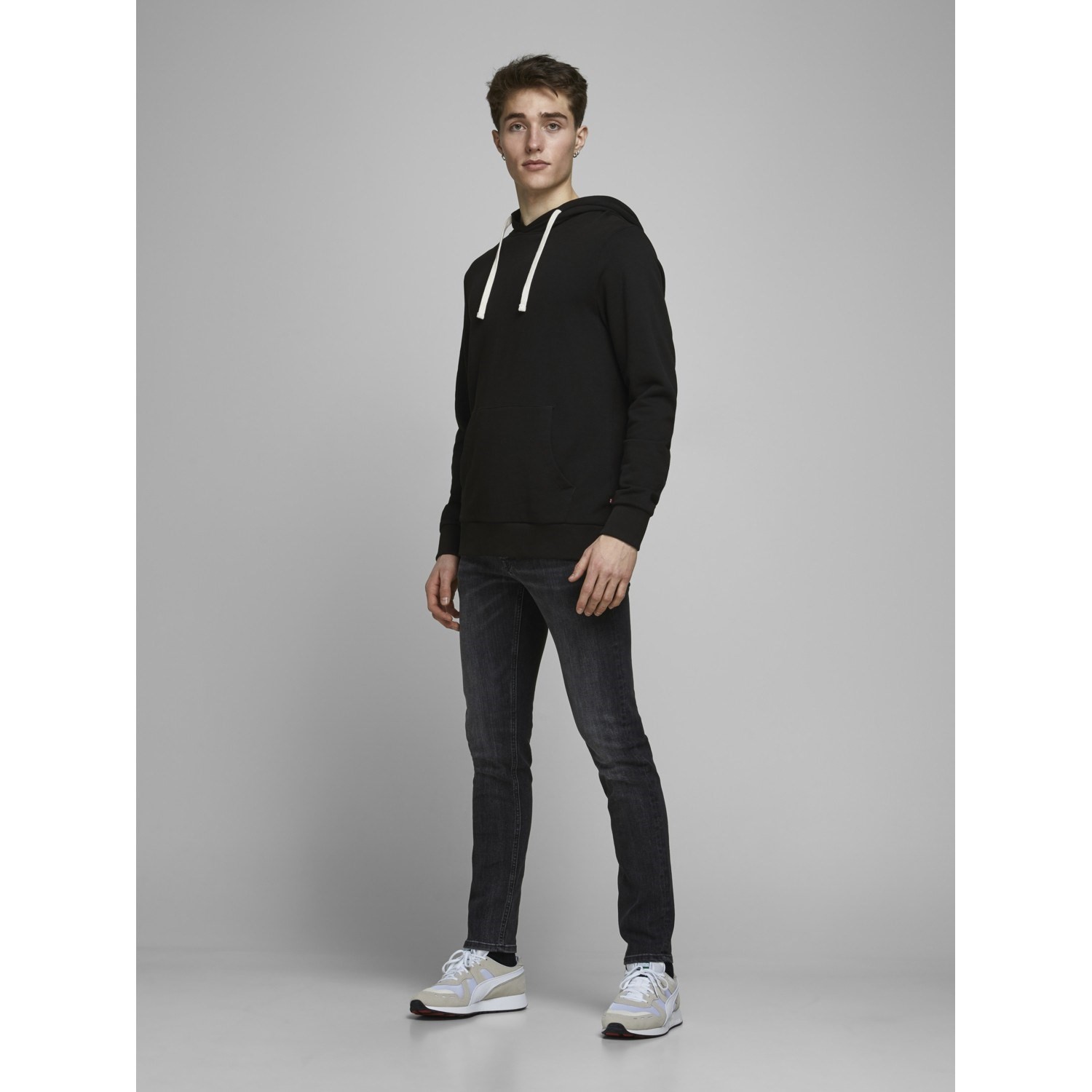 Jack Jones Erkek S-Shirt 12136885 Black