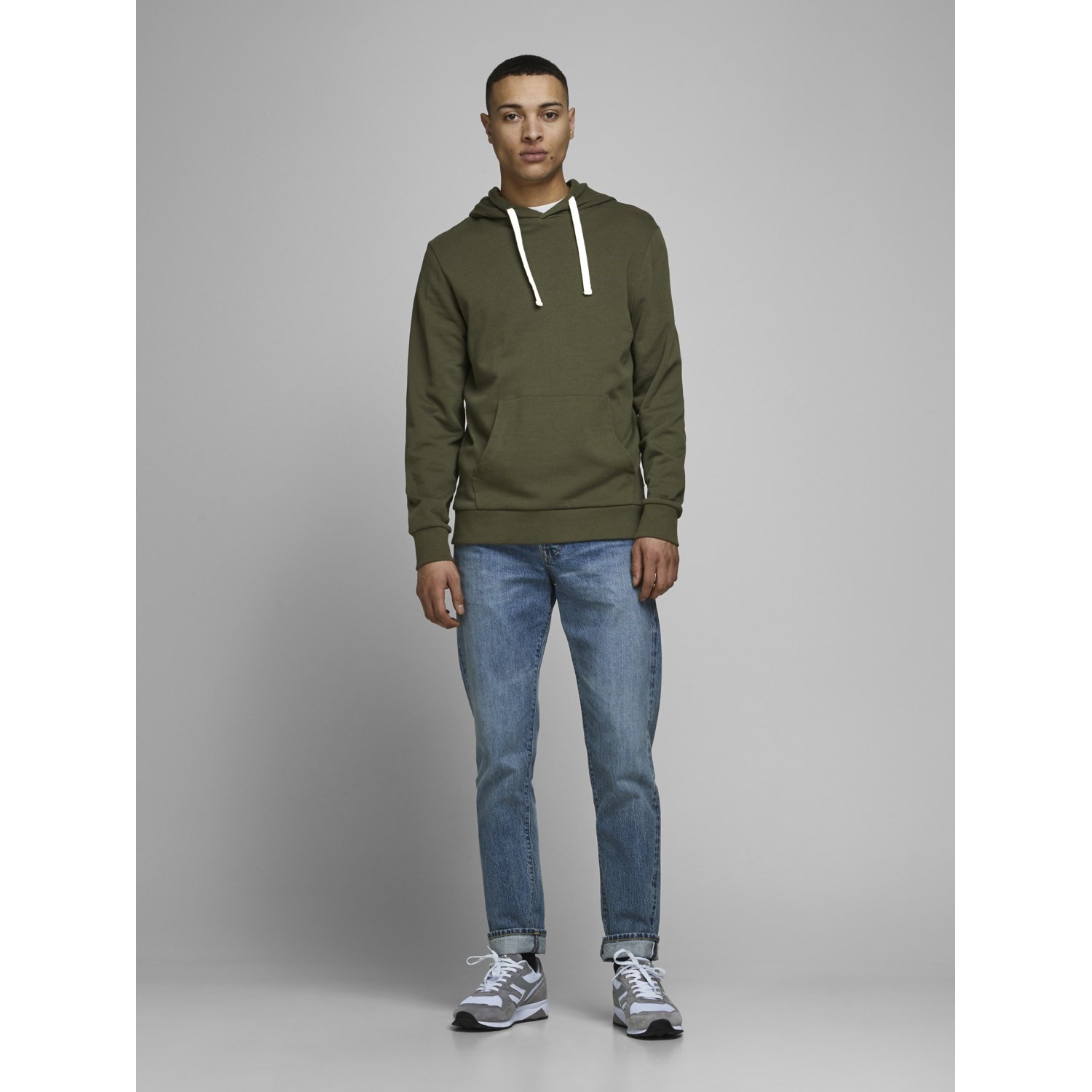 Jack Jones Erkek S-Shirt 12136885 Olive Night
